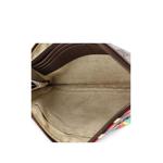 Courrier Pouch GG Coated Canvas with Applique clutch bag 2