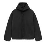Куртки-тренчкоты Fear of God Essentials Textured Nylon Hooded Coaches Jacket 'Black' 1