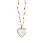 Колье Heart Locket из желтого золота 1