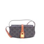 Сумка на плечо Tabou Clutch with Strap Triomphe Coated Canvas 1
