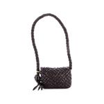 Kalimero Citta Intrecciato Plisse Leather shoulder bag 2