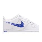 Кроссовки Nike Air Force 1 Low GS 'Doodle Swoosh - White Racer Blue' 2