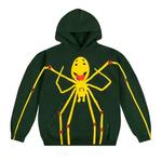 Худи Cactus Plant Flea Market Complexcon Smiiiiley Spider Legs «Темно-зеленое» 1