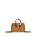 Canyon fringe-trim logo-embossed tote bag 1