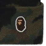 Шапка BAPE 1st Camo Knit Hat 'Green' 2