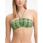 graphic-print halterneck bikini top 1