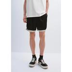 Шорты Mesh Contrast Trim Drawstring из полиэстера, свободные 1