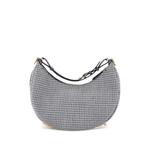 Маленькая сумка-хобо Fendigraphy Bag в ломаную клетку 1