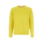 cashmere cable-knit pullover with VLogo 1