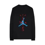 Футболки Cactus Jack by Travis Scott x Air Jordan Long-Sleeve T-Shirt I 'Black' 2