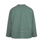 Футболки Palm Angels Bear Stripes Breton Long-Sleeve Tee 'Зеленый/Белый' 2