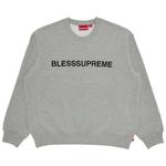 Круглый вырез Supreme x Bless Crewneck 'Heather Grey' 1