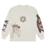 Футболки Cactus Jack от Travis Scott Air Records Long-Sleeve Tee «Off White» 1
