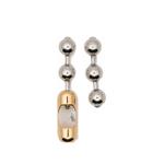beaded asymmetric earrings 1