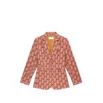 Graphic Orbit chain-print blazer 1