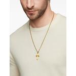Подвеска Deco Cross из желтого золота (34 мм) 2