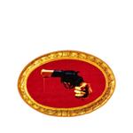 Коврик Revolver с графичным принтом (60x90 см) 1