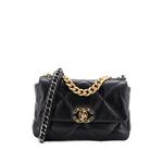 Стеганая сумка через плечо 19 Flap Bag среднего размера 1