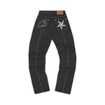 Corteiz C-Star Stitch-Down Jeans 'Черный' 2