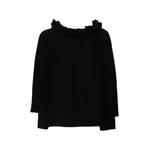 ruffle-trim A-line blouse 2