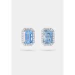 Серьги-гвоздики Glow Aquamarine 007 1