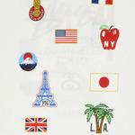 Футболки Stussy World Tour Flags Tee 'White' 3
