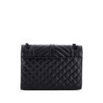 Большая стеганая сумка на плечо Classic Monogram Envelope Satchel 2