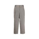 houndstooth-pattern pleated trousers 2