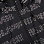 Куртки Supreme Logo Ripstop Hooded Track Jacket 'Black' 2