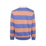 striped embroidered-logo polo shirt 2