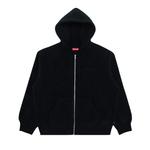 Худи Supreme Pilled Zip Up Hooded Sweatshirt 'Черный' 1