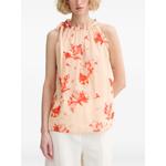 floral-print halterneck top 1