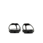Шлепанцы Gucci Leather Web Thong 'Black' 6