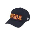 Кепки Supreme Sharp Spellout Adjustable New Era 'Темно-синий' 1