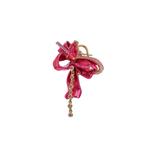 Серьги Cupid's Bow из желтого золота с сапфирами и рубинами 2