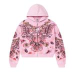 Топы Vale Forever Flag Zip Up 'Розовый' 1