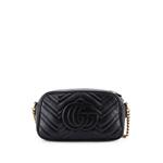 GG Marmont Shoulder Bag Matelasse Leather Small crossbody bag 3