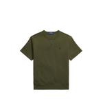 logo-embroidered short-sleeve jersey T-shirt 1