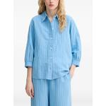 striped tie-back shirt 1