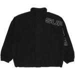 Верхняя одежда Supreme Spellout Embroidered Ripstop Track Jacket 'Black' 1