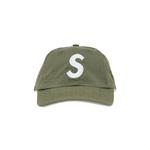Кепка Supreme Seersucker S Logo 6-Panel 'Green' 1