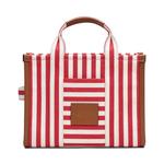 Сумки-тоут Marc Jacobs The Medium Stripe Canvas Tote Bag 'Истинно-красный' 2