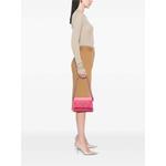 Маленькая сумка на плечо Quilted Lambskin Logo Chain Strap Flap (2021 год) 2
