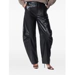 leather cargo pants black 1