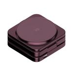Momax 1-Charge Q.Port² складная Qi2 25W трёхпозиционная беспроводная зарядная станция Magnetic Wireless Charging Station - Dusky Cherry тёмно-вишнёвый 2