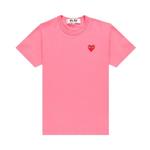 Футболки Comme des Garçons PLAY Mini Heart Solid Tee 'Розовый' 1
