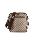 Front Zip Messenger GG Coated Canvas Medium crossbody bag 1