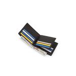 Подарочный набор - кожаный RFID-кошелек + ремень с автоматической пряжкой 35 мм - черный 5