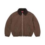 Бомберы Supreme Faux Shearling Lined Bomber Jacket 'Коричневый' 1