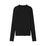 Футболка с длинным рукавом Fear of God Essentials Rib Fitted Long Sleeve Tee 'Vintage Black' 2